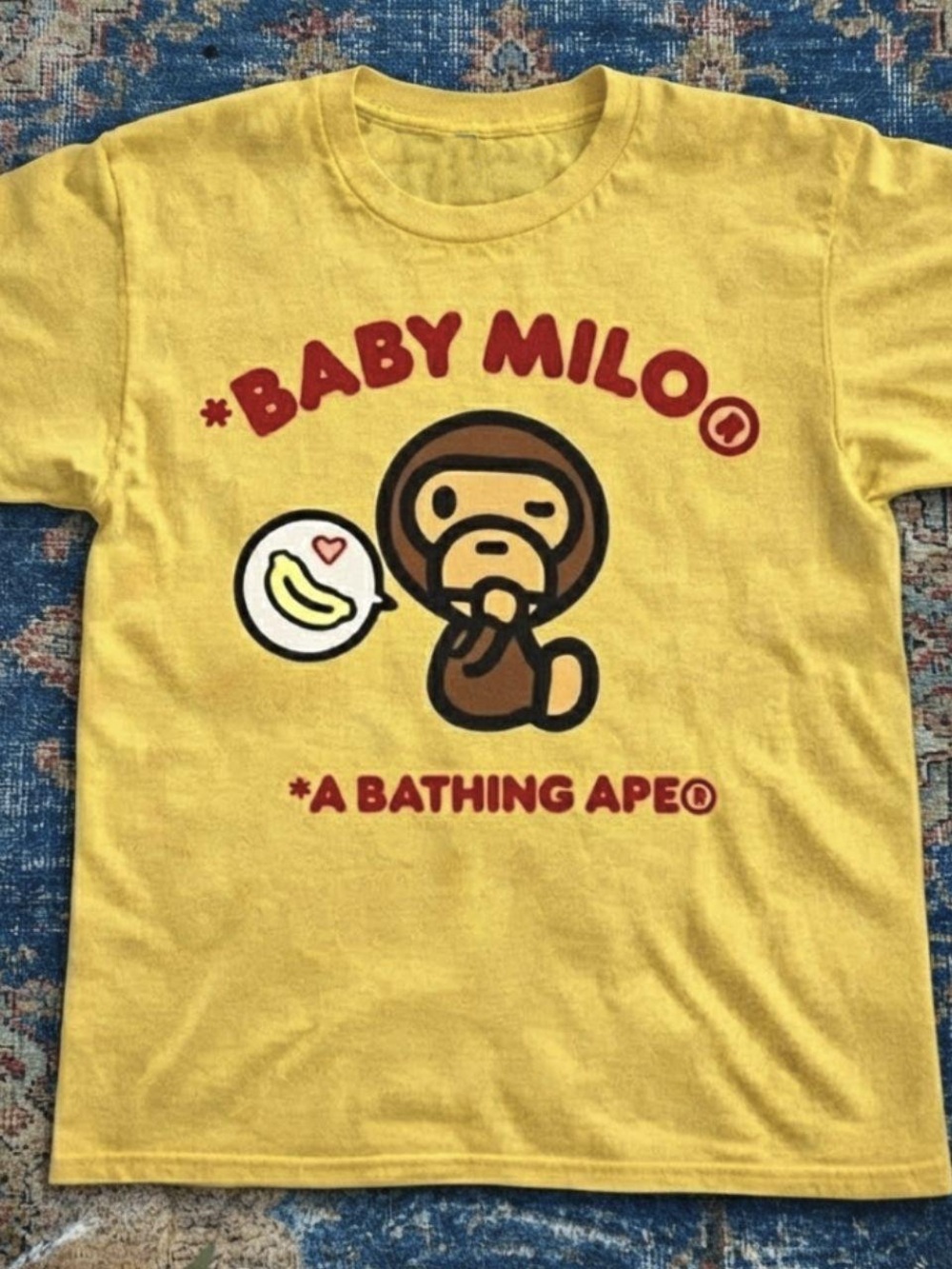 Gildan Yellow "Baby Milo" Graphic Tee